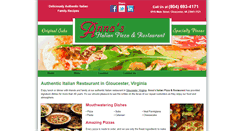 Desktop Screenshot of annasrestaurantgloucester.com
